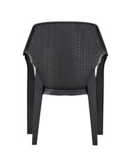 Πολυθρόνα Queen Rattan 58×45×85cm (Ανθρακί)-thumb-4