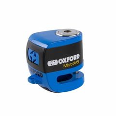 Κωδ.387515 ΚΛΕΙΔΑΡΙΑ ΔΙΣΚ ΜΕ ΣΥΝΑΓΕΡΜΟ ΜΠΛΕ Micro XA5 Alarm Disc Lock Blue LK902 OXFORD τηλ.215-215-8211