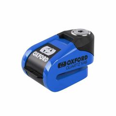 Κωδ.387518 ΚΛΕΙΔΑΡΙΑ ΔΙΣΚ ΜΕ ΣΥΝΑΓΕΡΜΟ ΜΠΛΕ Quartz XA6 Alarm Disc Lock Blue 6mm LK906 OXFORD τηλ.215-215-8211