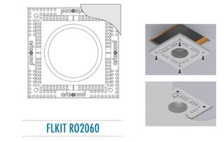 ArtSound FLKIT RO2060 Εντοιχιζόμενο Κιτ Στήριξης για το RO2060 350 x 350 x 14mm (Τεμάχιο)