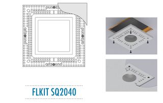 ArtSound FLKIT SQ2040 Εντοιχιζόμενο Κιτ Στήριξης για το SQ2040 280 x 280 x 14mm (Τεμάχιο)