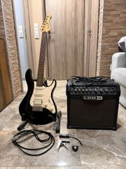 Yamaha pacifica 112J + Line 6 AMP + Electric guitar backpack + Everything a beginner needs to start!