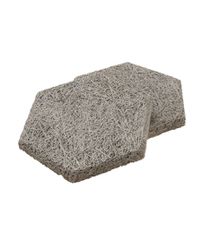 Audiodesigner 3D Hexagon Grey RAL Ξύλινο Διακοσμητικό Εξάγωνο Πάνελ Τοίχου 28x25cm / 0,972 τ.μ. (18 Τεμάχια)