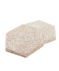 Audiodesigner 3D Hexagon White RAL Ξύλινο Διακοσμητικό Εξάγωνο Πάνελ Τοίχου 28x25cm / 0,972 τ.μ. (18 Τεμάχια)