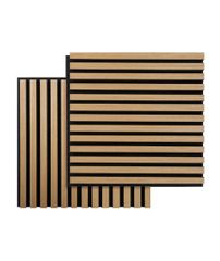 Audiodesigner 3D Square Light Oak Ξύλινο Διακοσμητικό Ηχοαπορροφητικό Πάνελ Τοίχου 52 x 52 x 2,2cm / 0,54 τ.μ. (2 Τεμάχια)