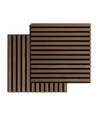 Audiodesigner 3D Square Oiled Oak Ξύλινο Διακοσμητικό Ηχοαπορροφητικό Πάνελ Τοίχου 52 x 52 x 2,2cm / 0,54 τ.μ. (2 Τεμάχια)