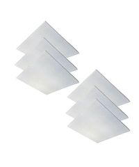 Audiodesigner Colour Ceiling Panels Grey Χωνευτά Ηχοαπορροφητικά Πάνελ Οροφής 60x60x2,5 cm (6 Τεμάχια)