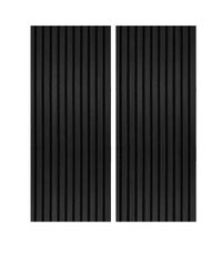 Audiodesigner Designupp Anthracite Ξύλινα Ακουστικά Πάνελ 265 x 120 x 2 cm / 3.18 τ.μ. (2 Τεμάχια)