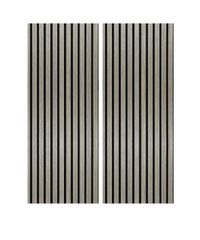 Audiodesigner Designupp Grey Ξύλινα Ακουστικά Πάνελ 265 x 120 x 2 cm / 3.18 τ.μ. (2 Τεμάχια)
