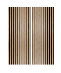 Audiodesigner Designupp Mocca Ξύλινα Ακουστικά Πάνελ 265 x 120 x 2 cm / 3.18 τ.μ. (2 Τεμάχια)