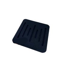 Audiodesigner Ecoplan Sounder Line Black/Black Ηχοαπορροφητικό Πάνελ Πολυεστέρα 600x600x40 mm / 0,36 τ.μ.