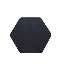 Audiodesigner ECOPLAN® Hexagon Ηχοαπορροφητικά Πάνελ 35 cm / 1.27 τ.μ. Μαύρο (4 Τεμάχια)