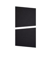 Audiodesigner Lap Ηχοαπορροφητικά Πάνελ 60 x 60 x 48 x B: 5cm / 0,64 τ.μ. Μαύρο (Σετ 2 Τεμαχίων)