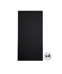 Audiodesigner Rect Ηχοαπορροφητικά Πάνελ 120x60x5cm / 2,88 τ.μ. Black (4 Τεμάχια)