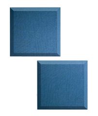 Audiodesigner S-Curve Ηχοαπορροφητικά Πάνελ 68x68x5 cm / 0,92 τ.μ. Blue Santorin (Ζεύγος)