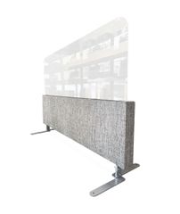 Audiodesigner SonicWave-80 Ηχοαπορροφητικό Πάνελ με PlexiGlass 36 x 134 x 7cm Coffee Grey (Τεμάχιο)