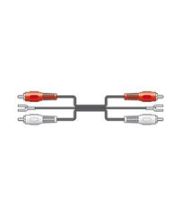 AvLink 109.543UK 2 x RCA Phono με Γείωση - 2 x RCA Phono με Γείωση 1.2m (Τεμάχιο)