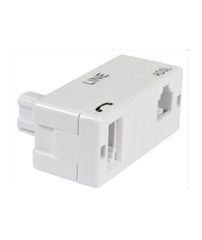 AvLink 113.538UK Αντάπτορας ADSL Filter BT431A Plug – RJ11 Socket + BT431A Socket Λευκός (Τεμάχιο)