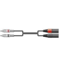 Chord 2R-2XM150 Kαλώδιο Ήχου 2 x RCA Plugs - 2 x XLR Male 1.5m (Τεμάχιο)