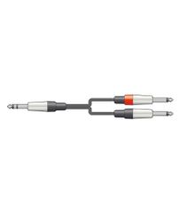 Chord S6J-2M6J150 Καλώδιο Ήχου 6.3mm TRS Jack Plug - 2 x 6.3mm Mono Jack Plugs 1.5m (Τεμάχιο)