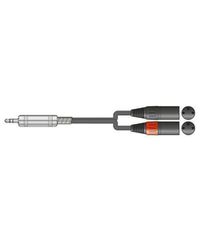 Citronic 190.136UK Καλώδιο Ήχου 3.5mm mini jack σε 2 x Stereo XLRF 1m
