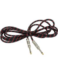 Citronic 190.286UK Πλεκτό καλώδιο κιθάρας 6,3mm Mono Jack Plug - 6,3 mm Mono Jack Plug 3m (Τεμάχιο)