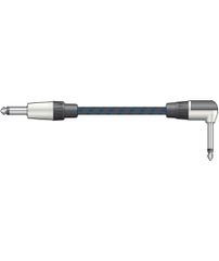 Citronic 190.384UK Πλεκτό καλώδιο κιθάρας 6,3mm ορθή γωνία Mono Jack Plug - 6,3 mm Mono Jack Plug 3.0m (Τεμάχιο)