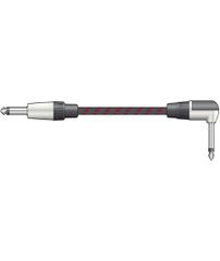 Citronic 190.386UK Πλεκτό καλώδιο κιθάρας 6,3mm ορθή γωνία Mono Jack Plug - 6,3 mm Mono Jack Plug 3m (Τεμάχιο)