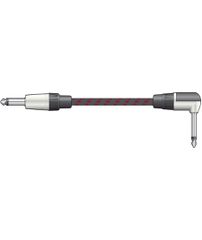 Citronic 190.396UK Πλεκτό καλώδιο κιθάρας 6,3mm ορθή γωνία Mono Jack Plug - 6,3mm Mono Jack Plug 6m (Τεμάχιο)