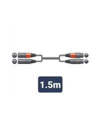 Citronic 2XF-2XM150 Καλώδιο Ήχου 2 x XLR Female - 2 x XLR Male 1.5m