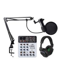 Citronic Q-PADKIT Πακέτο Home Studio Μίκτης-Μικρόφωνο-Ακουστικά