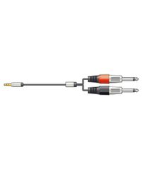 Citronic S3J-26J150 Καλώδιo Ήχου 3.5mm Stereo Jack Plug - 2 x 6.3mm Mono Jack Plugs 1,5 m (Τεμάχιο)