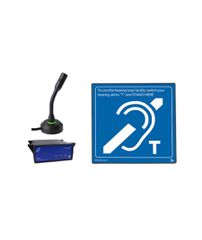 Contacta IL-K300-85-00 Above the Counter Loop System with Brass Stem Halo Microphone (Σετ)