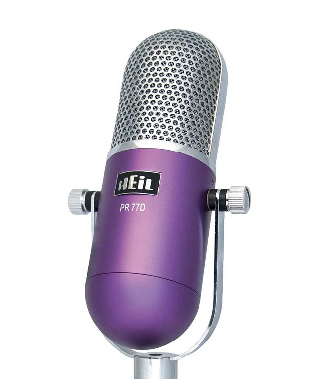 Heil Sound PR 77 D Retro Δυναμικό Μικρόφωνο Studio Purple body (Τεμάχιο) **ΤΕΛΕΥΤΑΙΟ ΚΟΜΜΑΤΙ