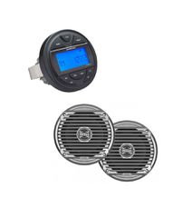 Marine Πακέτο με Πηγή Powerbass MC-100 και 2 Ηχεία Jensen MS6007SR (Σετ)