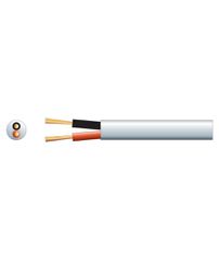 Mercury 801.817UK-1 Καλώδιο Ηχείων Διπλής Μόνωσης 100V Line Εξωτερικού Χώρου 2x1.15mm White (Ανά Μέτρο)