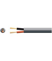 Mercury 801.818UK Καλώδιο Ηχείων 2 x 1.15mm² Διπλής Μόνωσης 100V Line Εξωτερικού Χώρου 100m Black