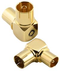 Oehlbach Antenna AD 90 Αντάπτορας 90° για κεραίες τηλεόρασης (2 Τεμάχια)