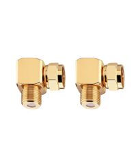 Oehlbach Antenna F-AD 90 Γωνιακός Αντάπτορας F-plug (2 Τεμάχια)