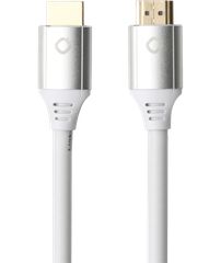 Oehlbach Black Magic MKII Καλώδιο HDMI® 2.1 48Gbps 8K/60Hz 30 χρόνια Εγγύηση 2m ιδανικό για PS5, XBOX White (Τεμάχιο)