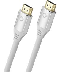 Oehlbach Black Magic MKII Καλώδιο HDMI® 2.1 48Gbps 8K/60Hz 30 χρόνια Εγγύηση 3m ιδανικό για PS5, XBOX White (Τεμάχιο)
