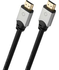 Oehlbach Black Magic Καλώδιο HDMI® Yψηλής Tαχύτητας με Ethernet 0,75m Black (Τεμάχιο)