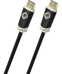 Oehlbach Easy Connect HS Καλώδιο HDMI® υψηλής ταχύτητας με Ethernet 0.75 m Black (Τεμάχιο)