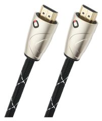 Oehlbach Easy Connect Steel HDMI με Ethernet 2.5m Black (Τεμάχιο)