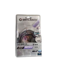 Oehlbach Flat Magic 120 High Speed HDMI Καλώδιο με Ethernet Gaming Cable 1,2m
