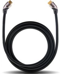 Oehlbach Highspeed Shape XT-SL Καλώδιο HDMI® υψηλής ταχύτητας με Ethernet 50cm Black (Τεμάχιο)