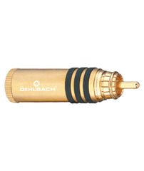Oehlbach Hyper Cut Cool Gold Βύσμα RCA 11mm (4 Τεμάχια)