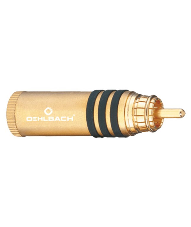 Oehlbach Hyper Cut Cool Gold Βύσμα RCA 11mm (Τεμάχιo)