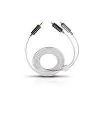 OEHLBACH MP3! Καλώδιο Y Mobile audio 3.5mm jack - 2xRCA phono 2m White (Τεμάχιο)