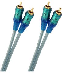 Oehlbach NF Ice Blue Καλώδιο Ήχου Interconnect 2 x RCA - 2 x RCA 1,5m (Τεμάχιο)